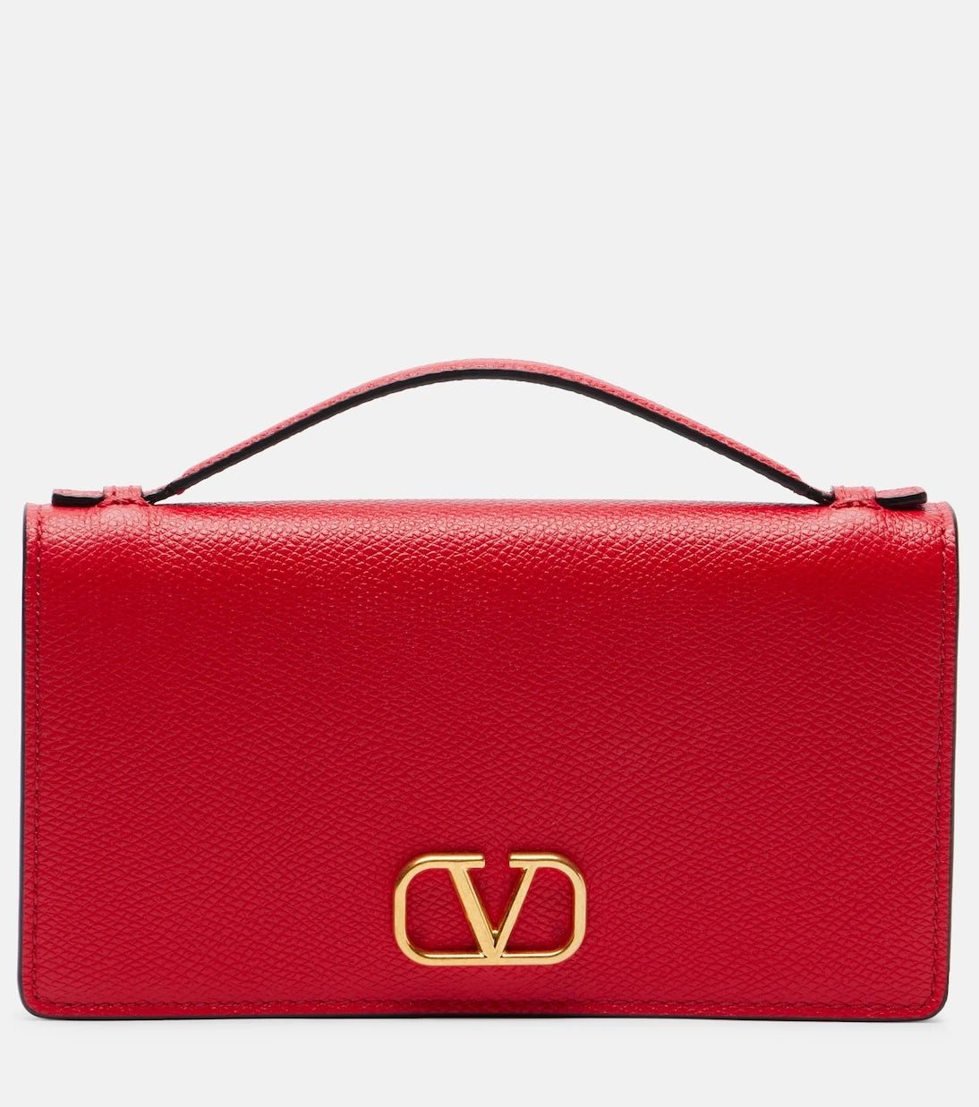 Valentino Garavani - VLogo Mini leather wallet on chain