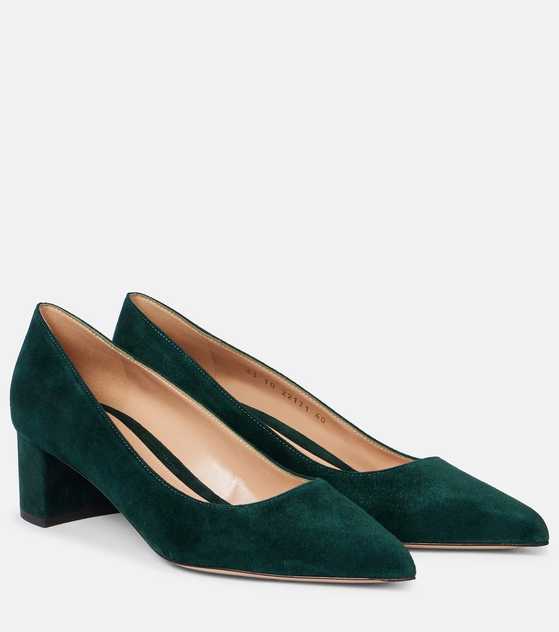 Gianvito Rossi - Piper 45 suede pumps