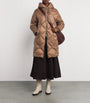 Max Mara Brown Down Water-Resistant The Cube Coat