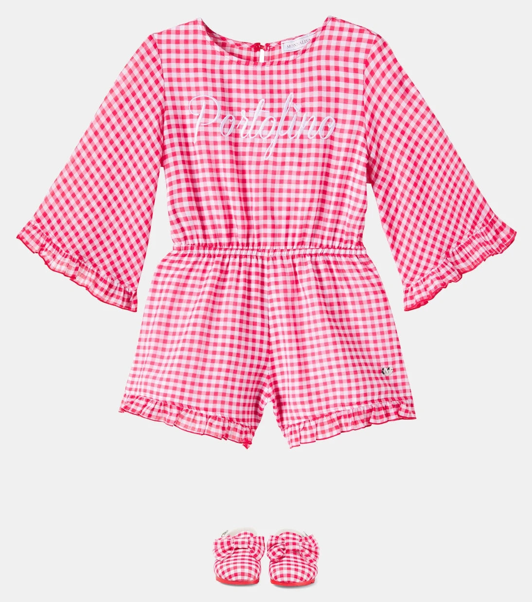 Monnalisa - Gingham clogs