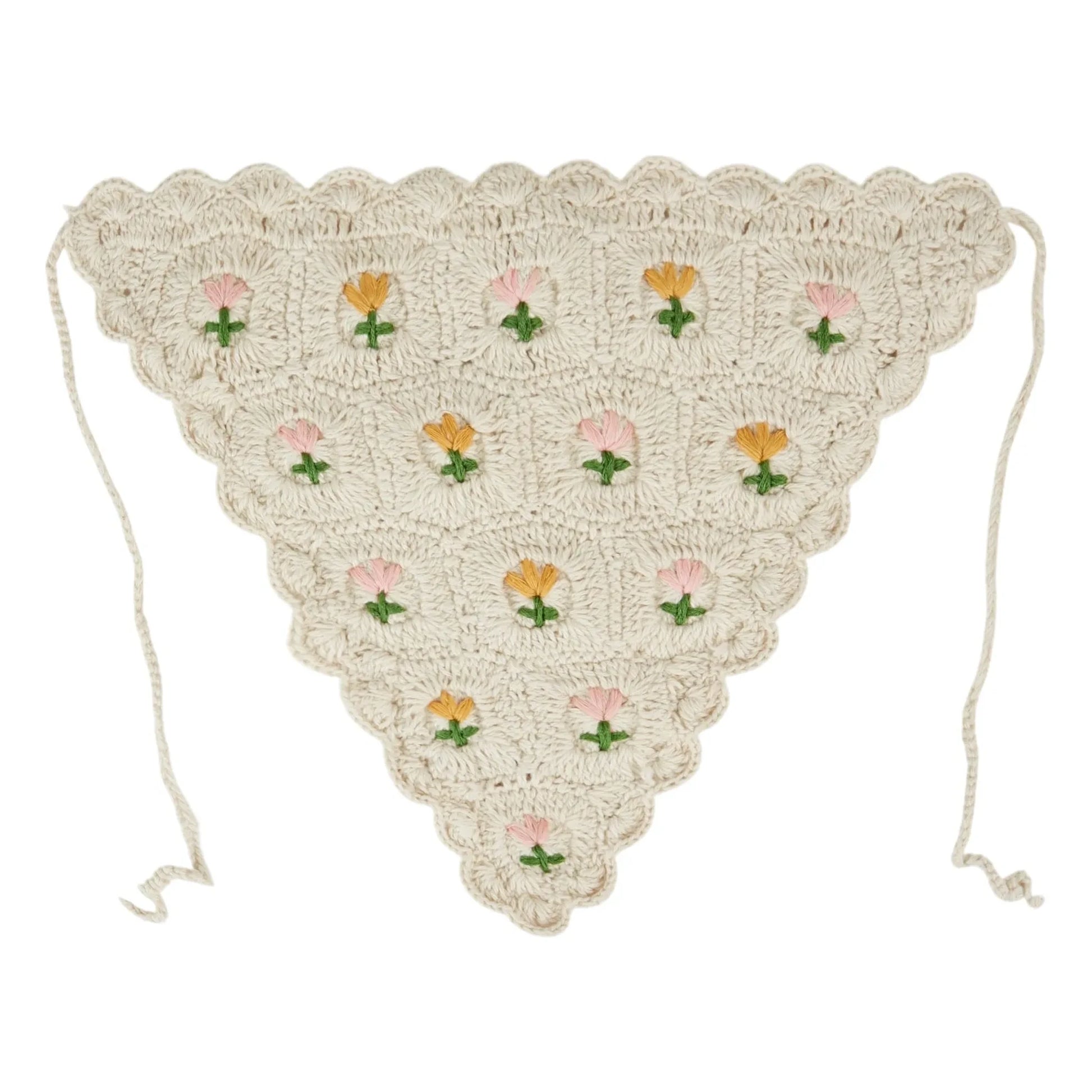 Emile et Ida - Tulips Crochet Headband | Cream