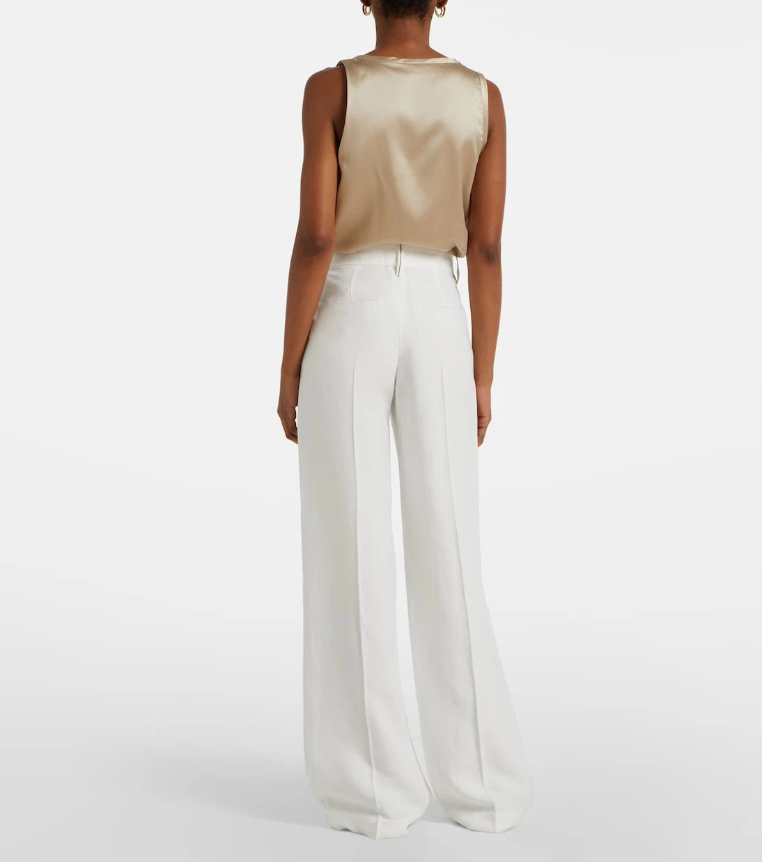 Brunello Cucinelli - Monili twill wide-leg pants