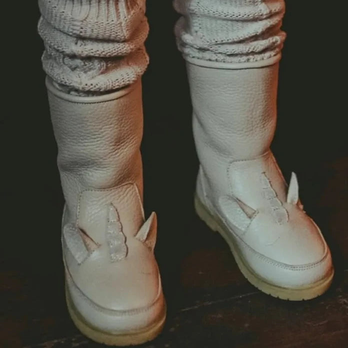 Donsje Wadudu Special Boots Unicorn Çocuk Deri Kışlık Botlar