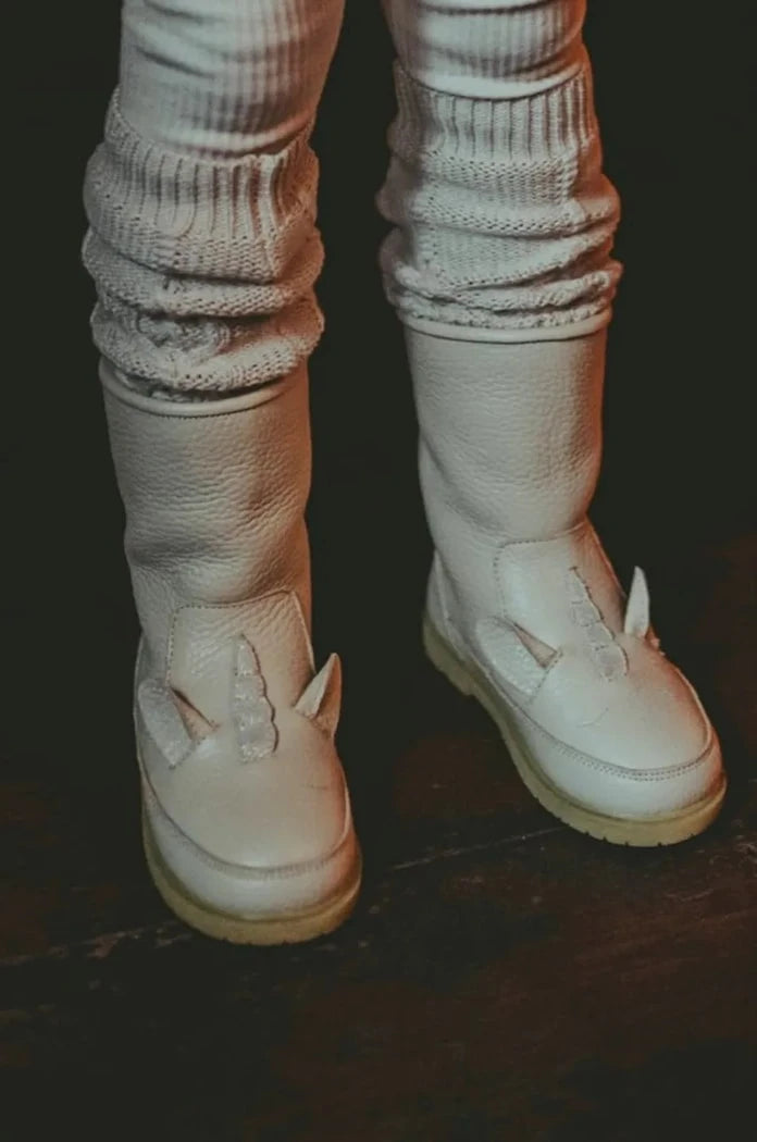 Donsje Wadudu Special Boots Unicorn Çocuk Deri Kışlık Botlar