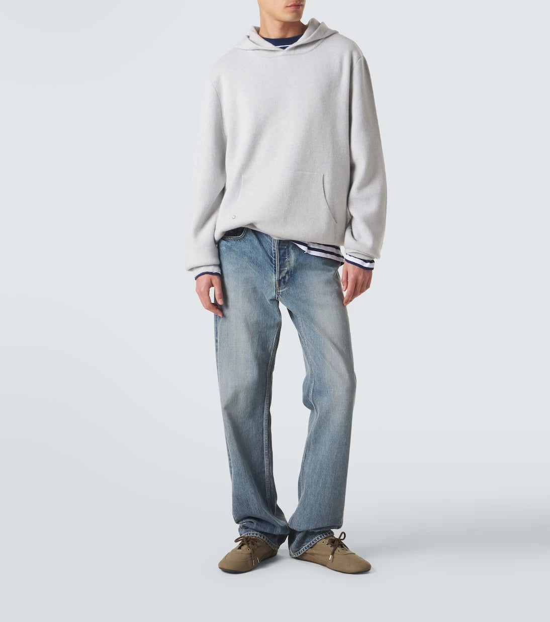 God's True Cashmere - Cashmere hoodie with quartz