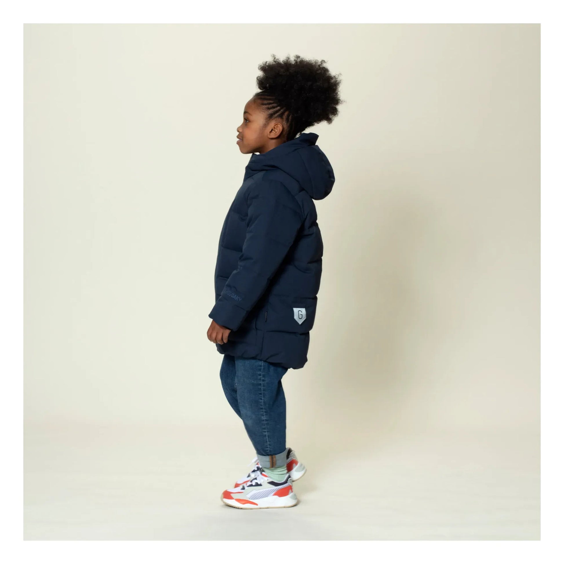 Gosoaky - Tiger Eye down jacket | Midnight blue