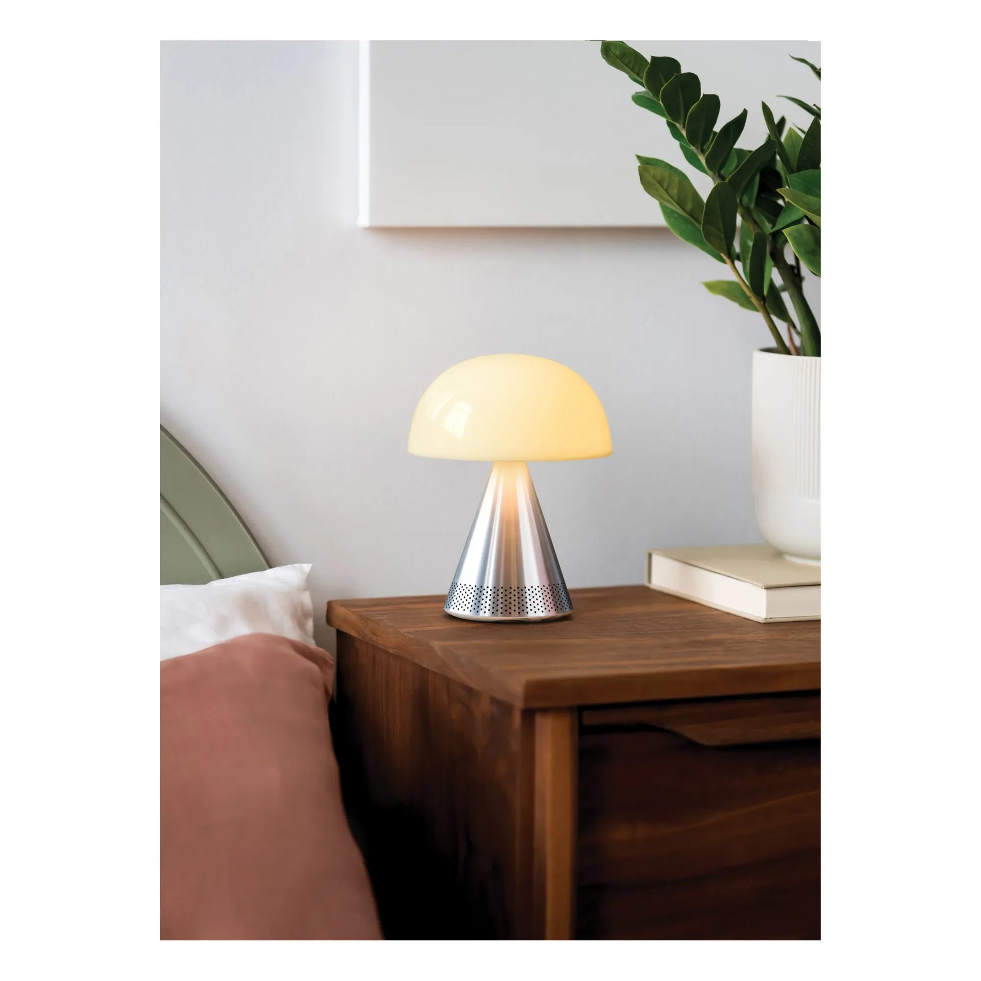Lexon - Mina Audio Table Lamp | Aluminium