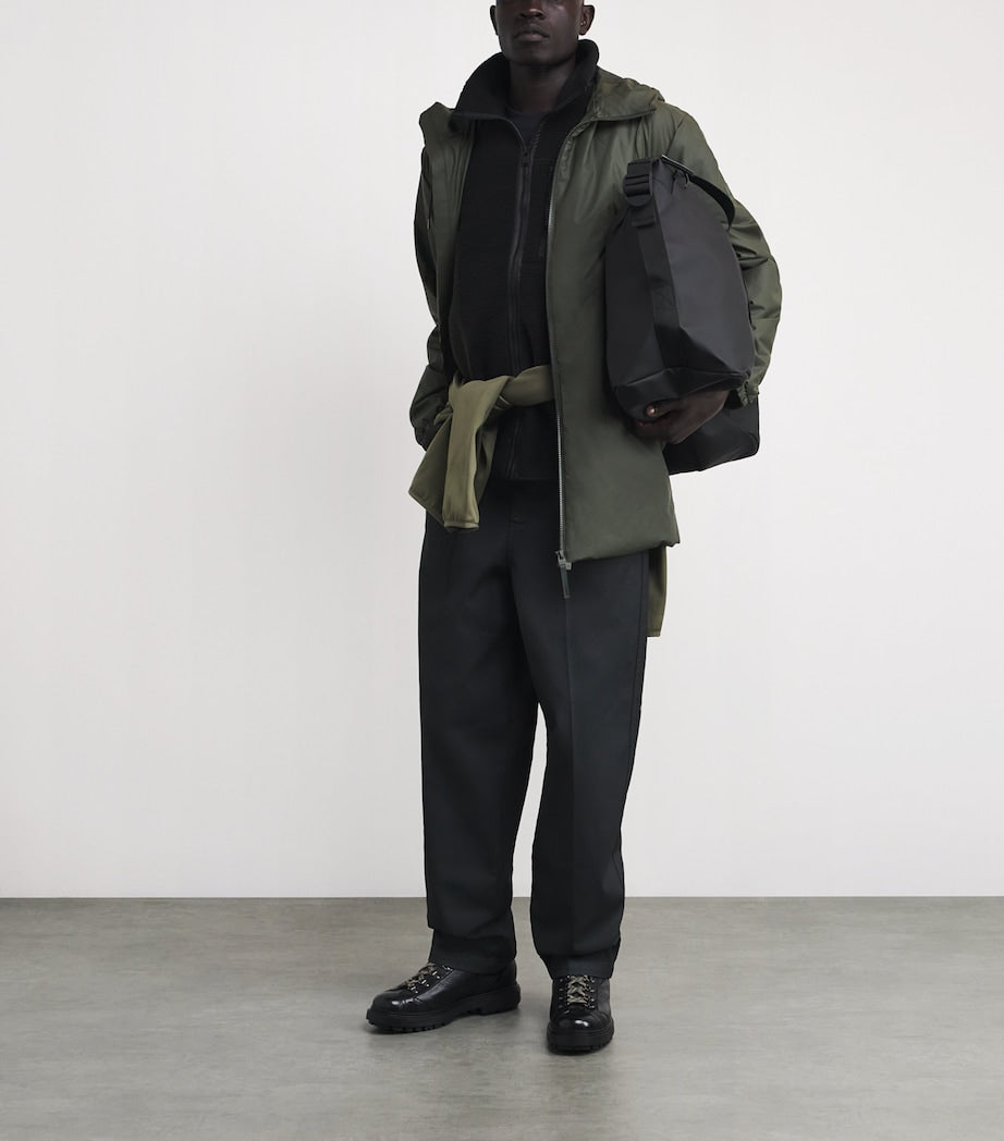 Green Waterproof Long Lohja Jacket