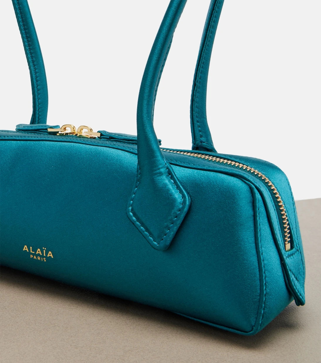 Alaïa - Le Teckel Small satin shoulder bag