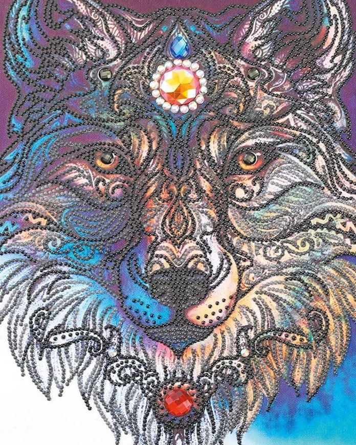 Комплект diy Graine Creative Diamond Painting Loup