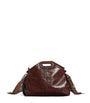 Cracked Leather Miss M Shoulder Bag