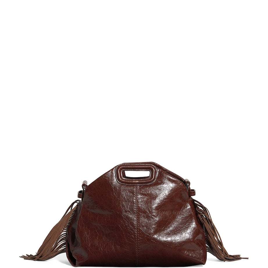 Cracked Leather Miss M Shoulder Bag