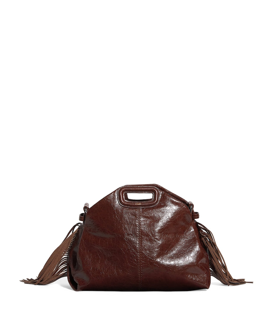 Cracked Leather Miss M Shoulder Bag
