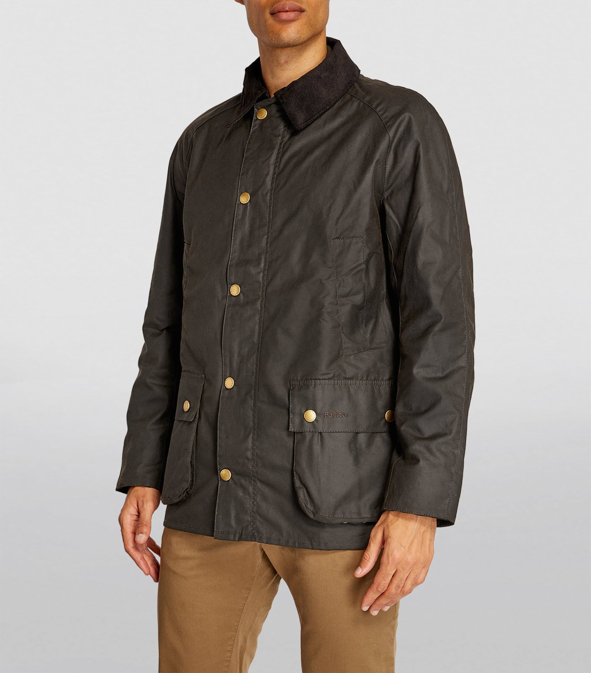 Barbour Green Waxed Ashby Jacket