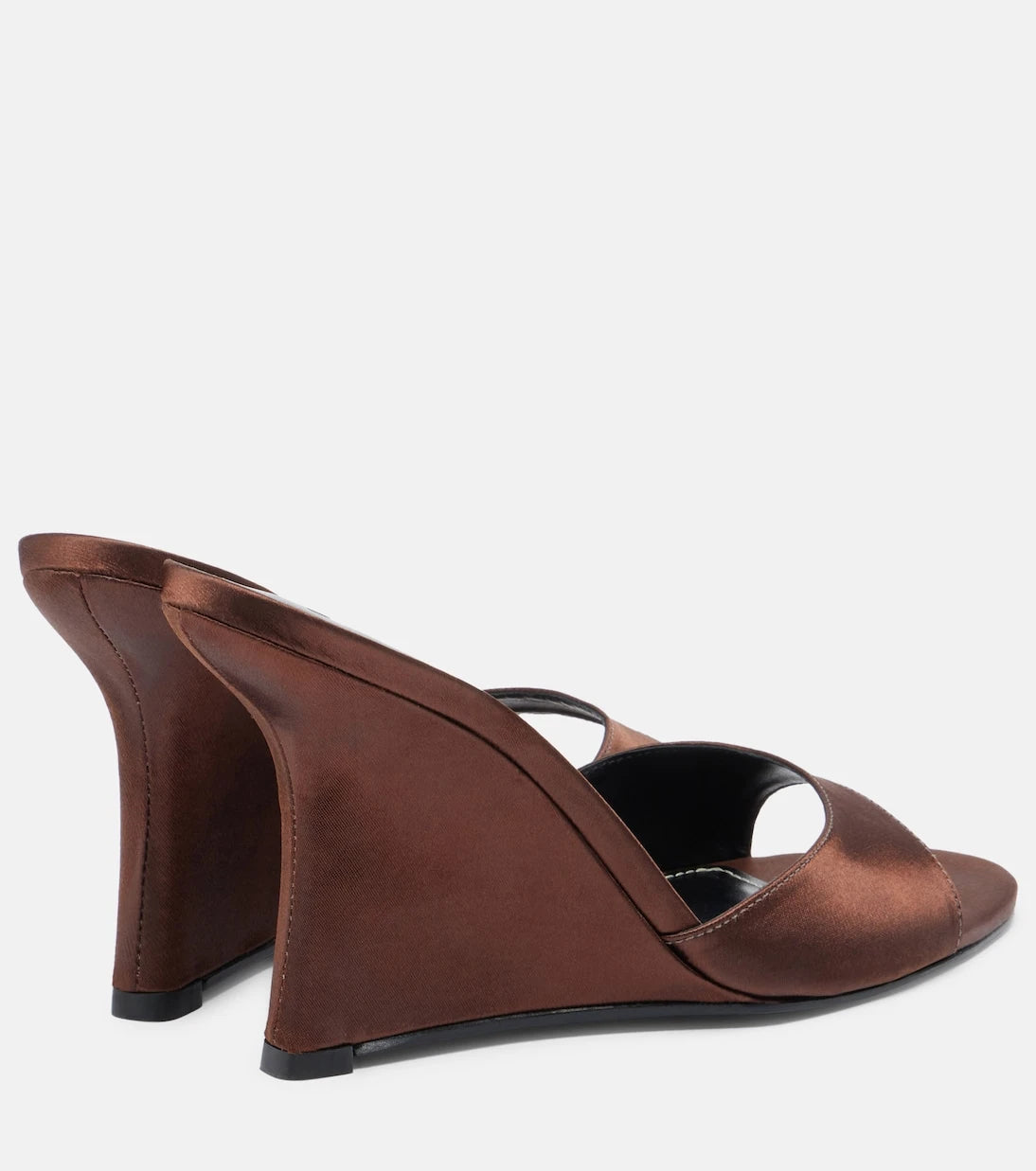 Staud - Brigitte satin wedge mules