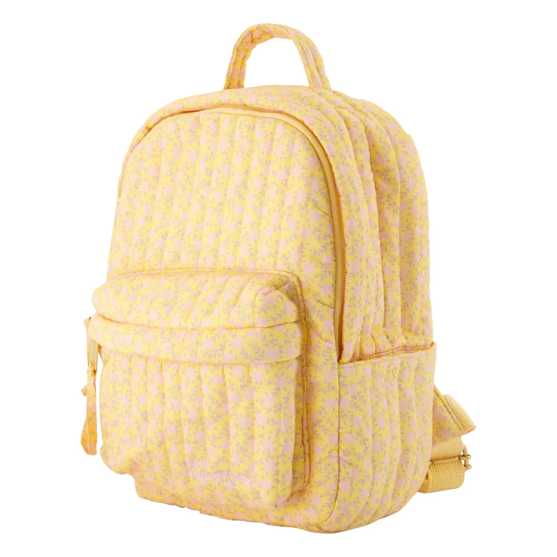 Bonton - PM Fleuri Backpack | Yellow