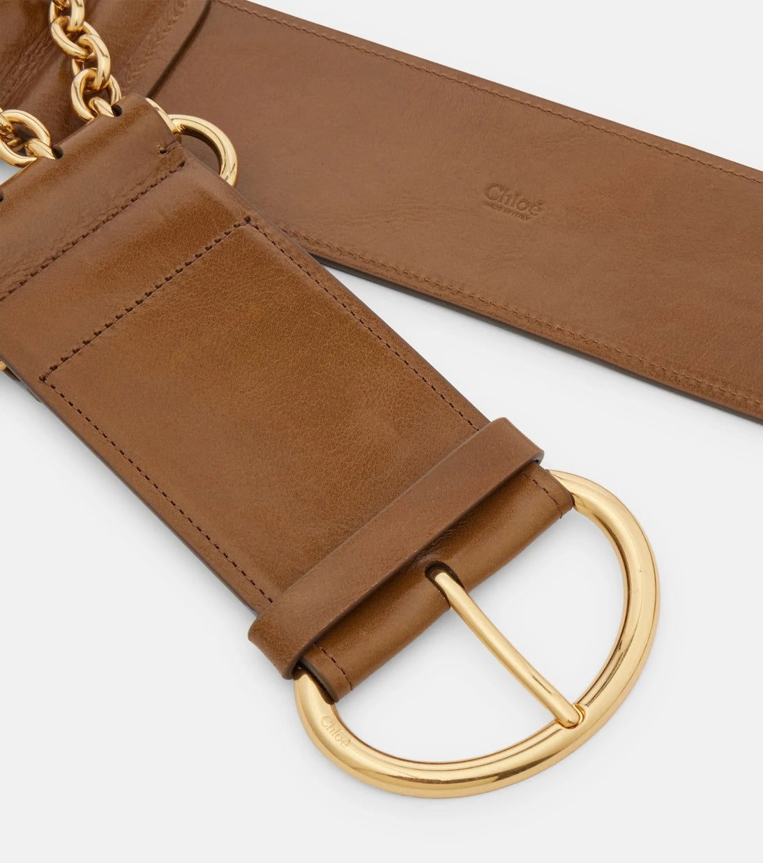 Chloé - Chloé Camera Chain leather belt