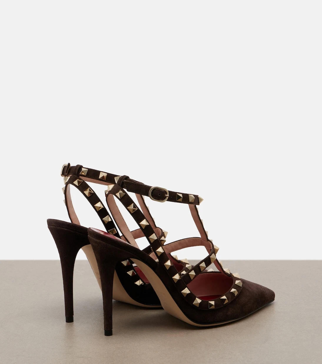 Valentino Garavani - Rockstud suede pumps