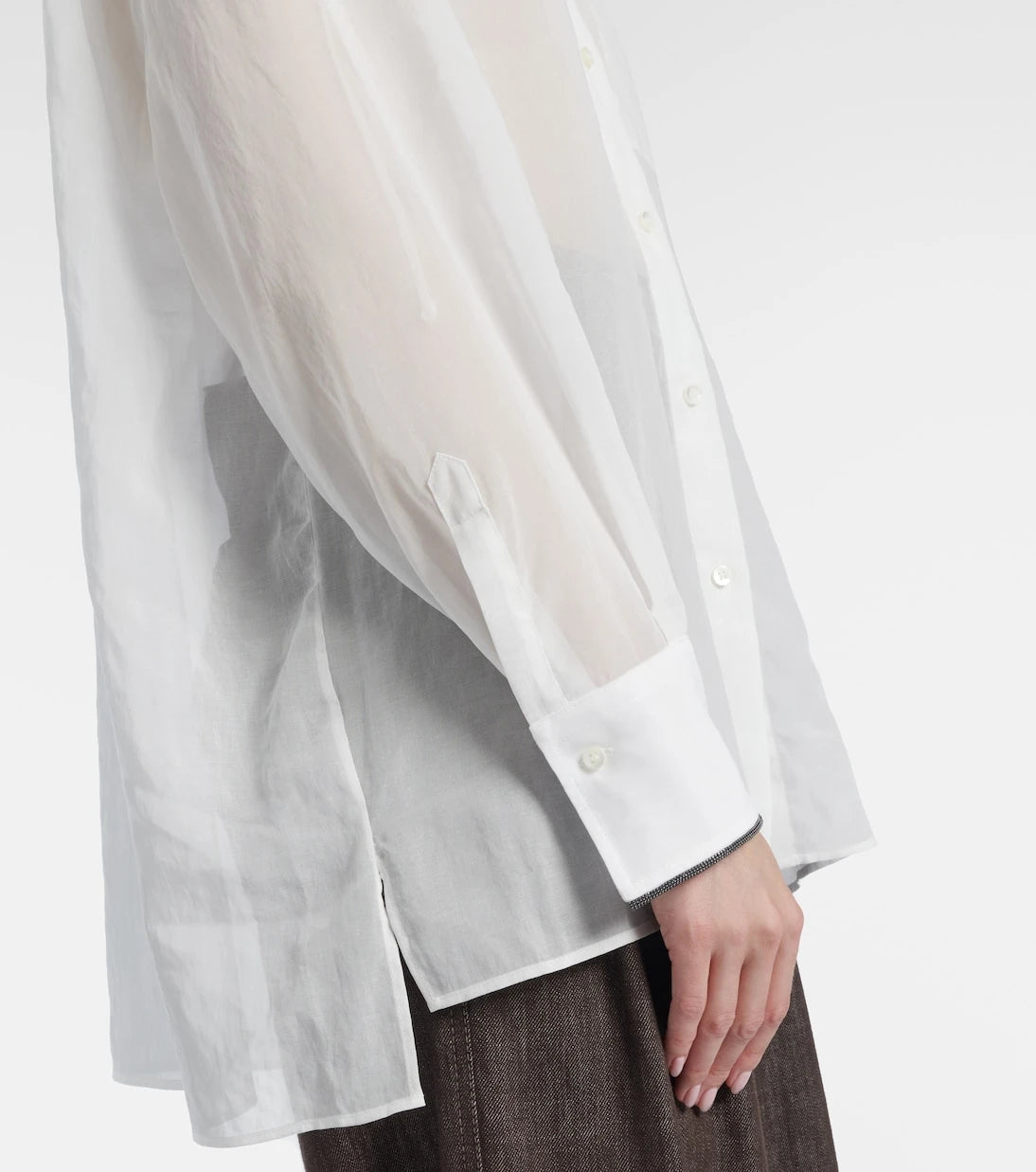Brunello Cucinelli - Cotton poplin shirt