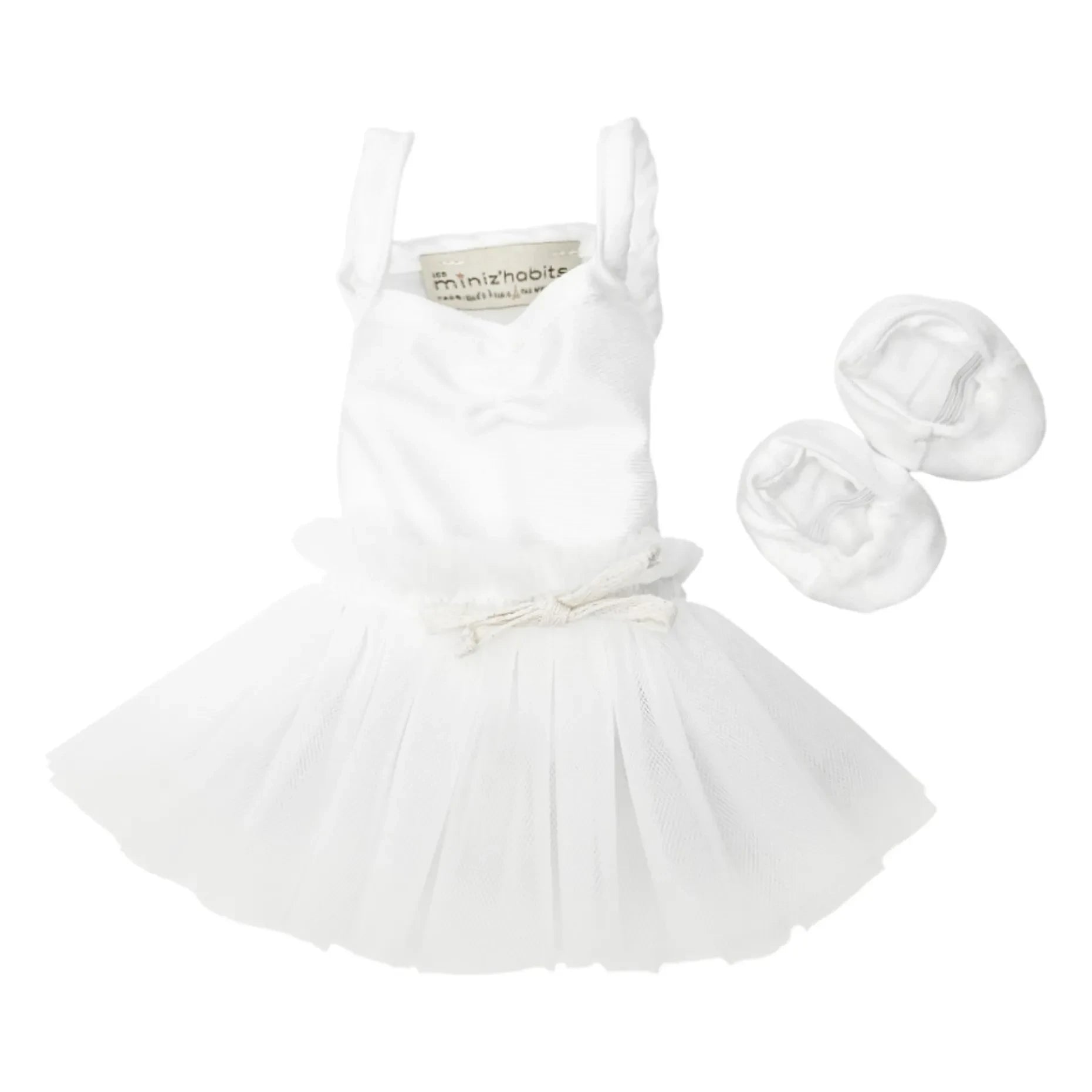 Minikane - Ballerina doll wardrobe - Tutu set | White
