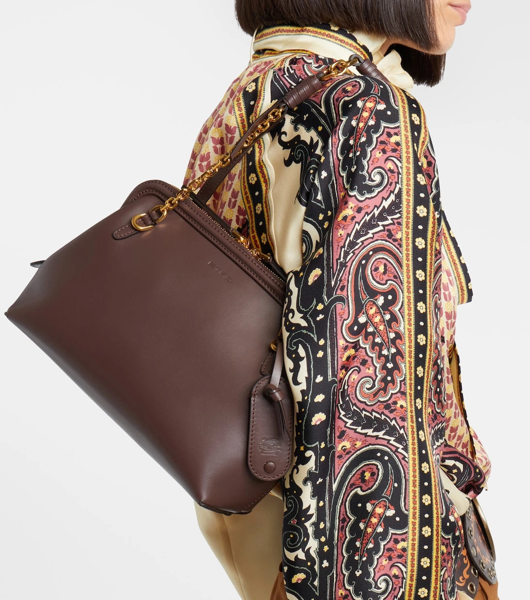 Etro - Leather shoulder bag