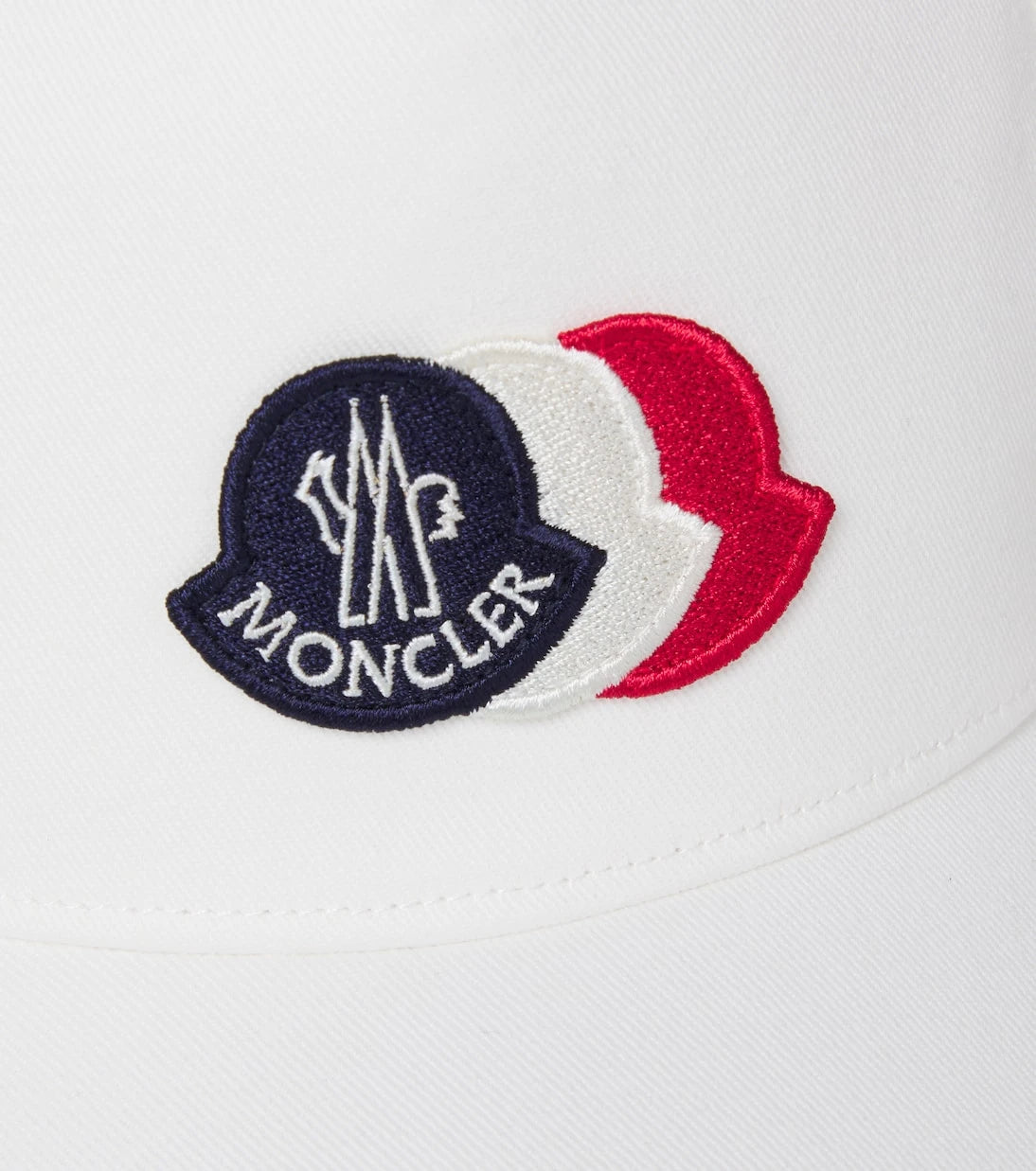 Moncler Enfant - قبعة بيسبول قطنية بشعار مطرّز