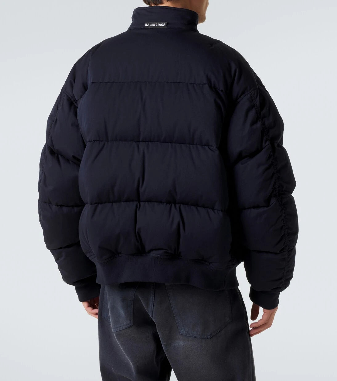 Balenciaga - Cut-Up Harrington twill down jacket