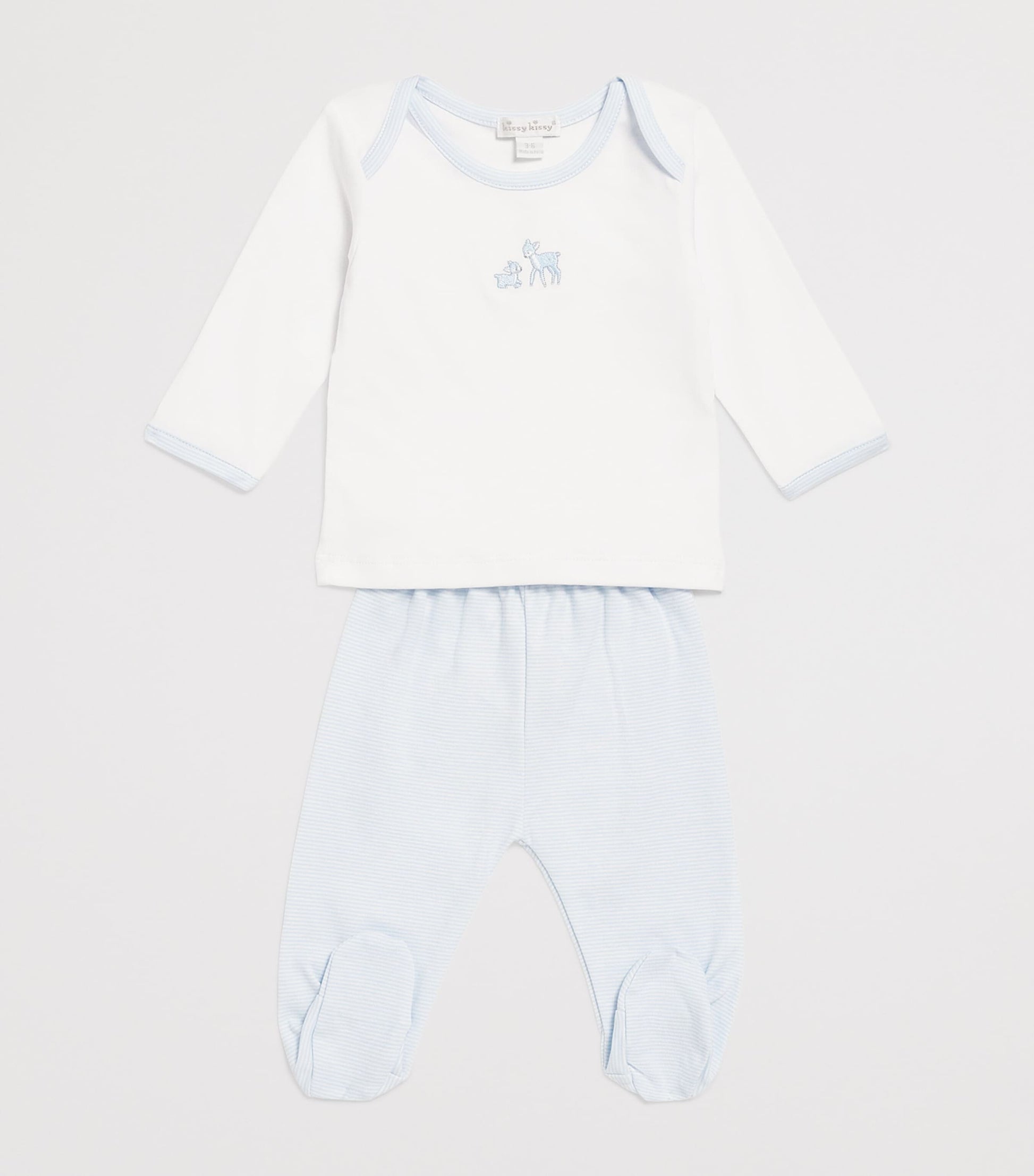 Pima Cotton Forest Fanfare Pyjama Set (0-6 Months)