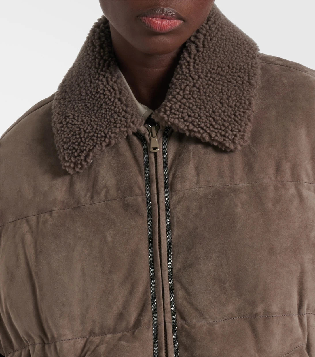 Brunello Cucinelli - Suede down jacket