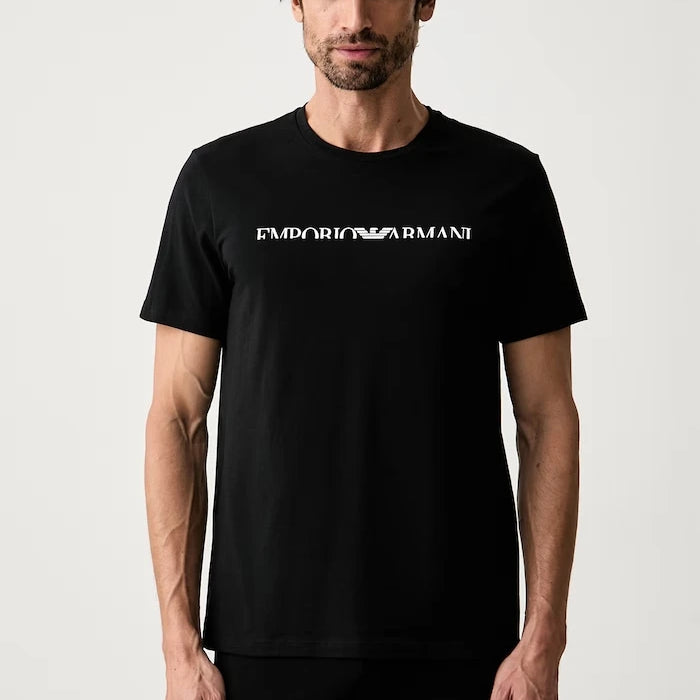 Emporio Armani Underwear pamuklu elastanlı erkek ev tişörtü