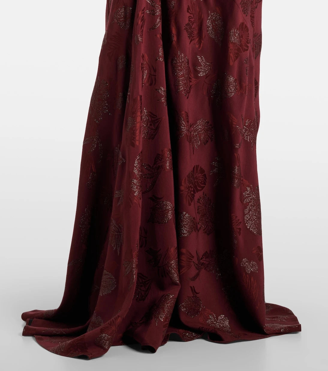 Markarian - Floral metallic corset gown