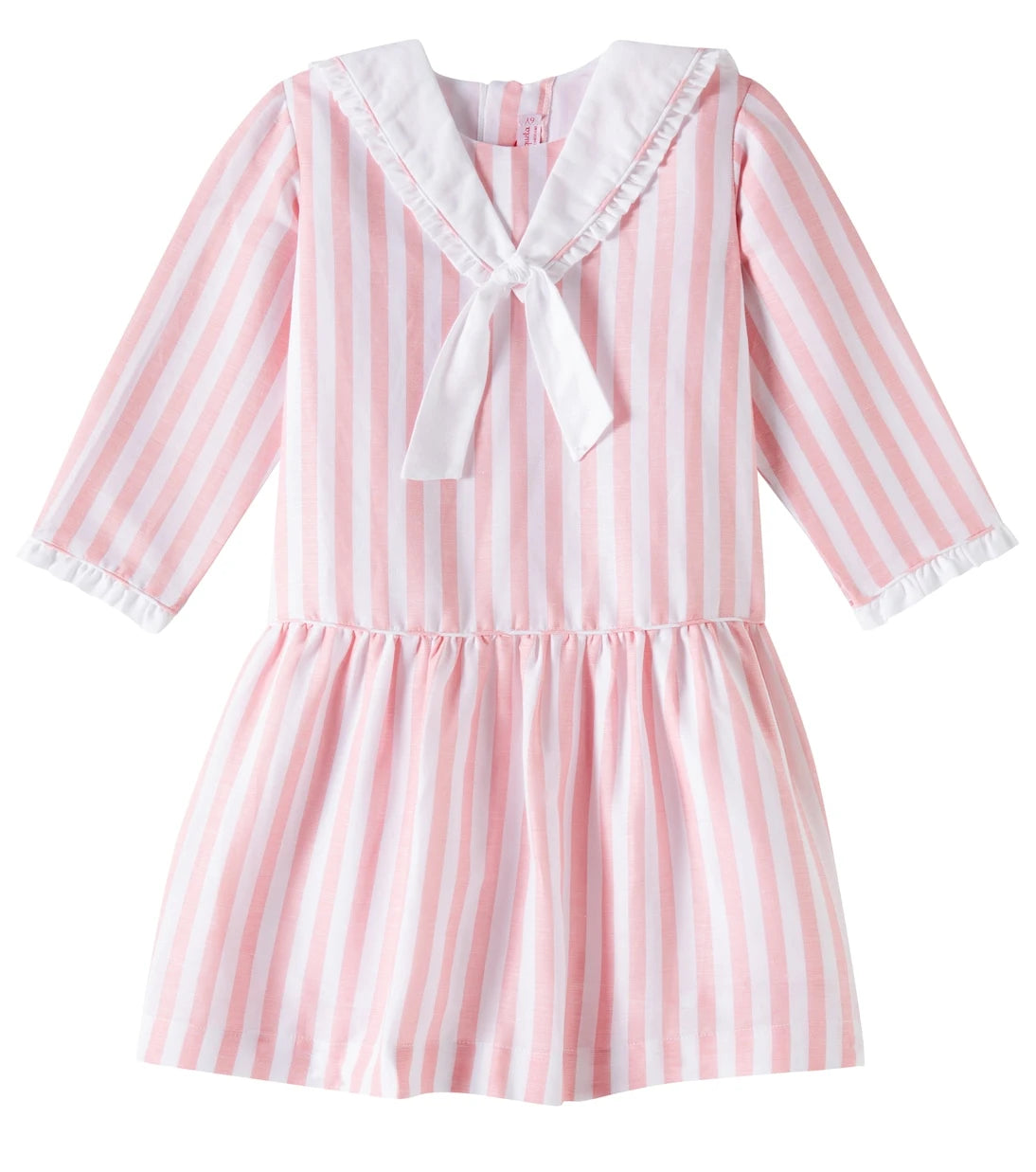 La Coqueta - Aranda striped cotton and linen dress