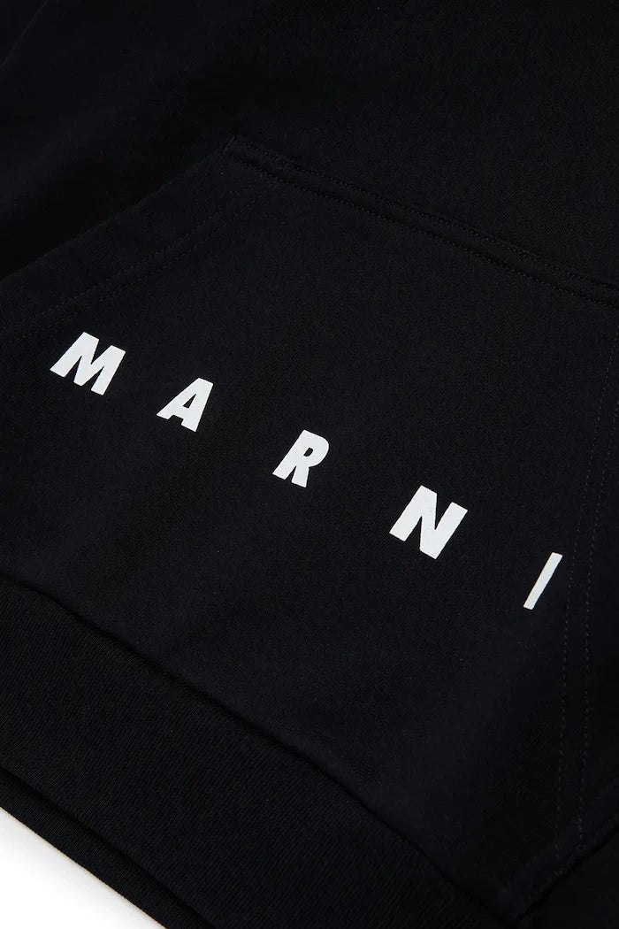 Çocuklar için pamuklu kapüşonlu sweatshirt