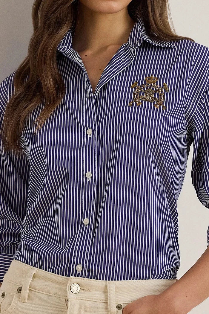 Памучна риза Lauren Ralph Lauren