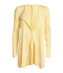 Orange Mellow Pleats Coat