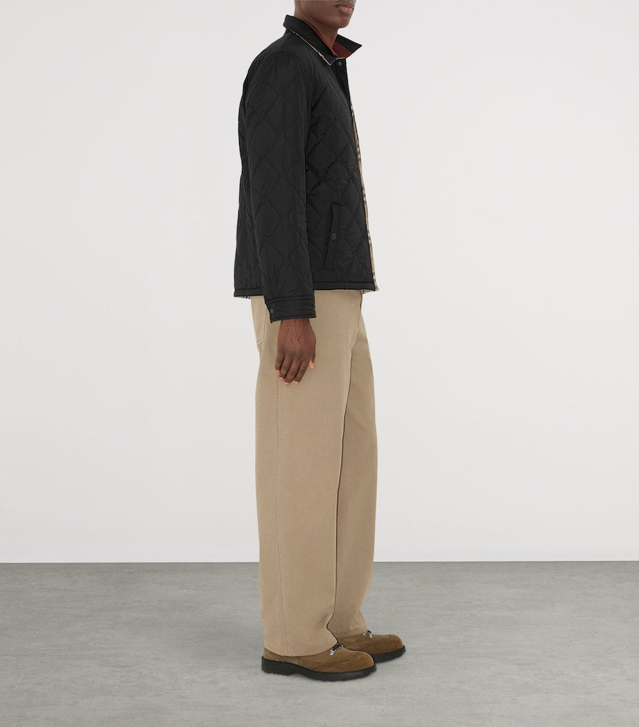 Burberry Black Reversible Quilted Jacket