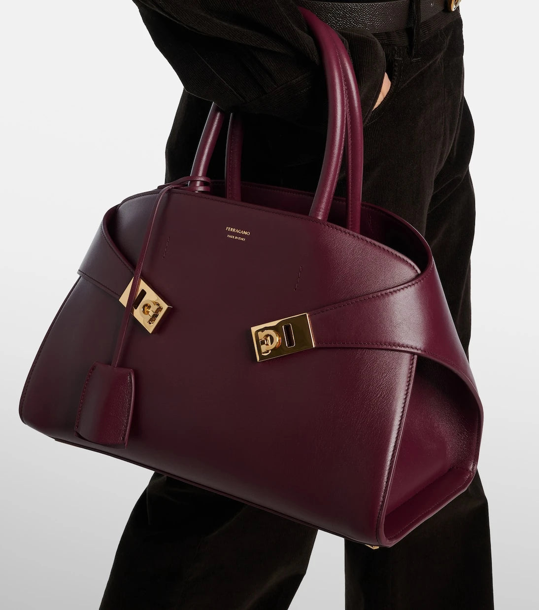 Ferragamo - Hug Medium leather tote bag