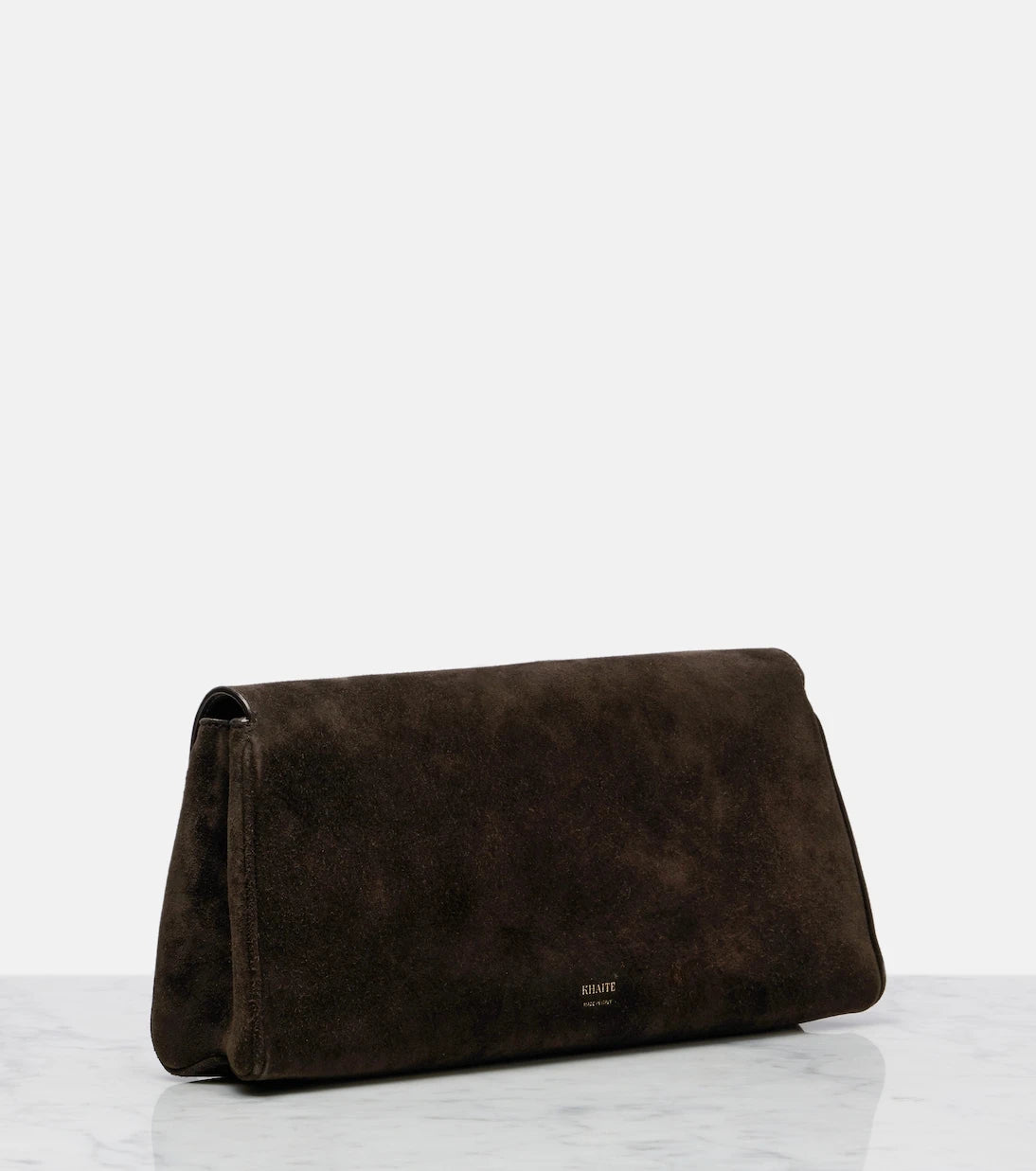Khaite - Audrey suede clutch