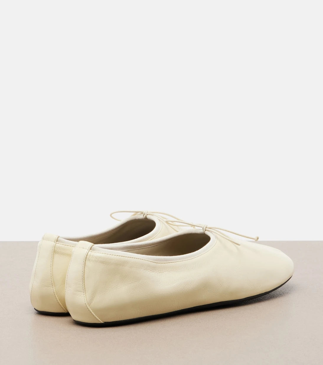 Phoebe Philo - Gathered leather ballet flats
