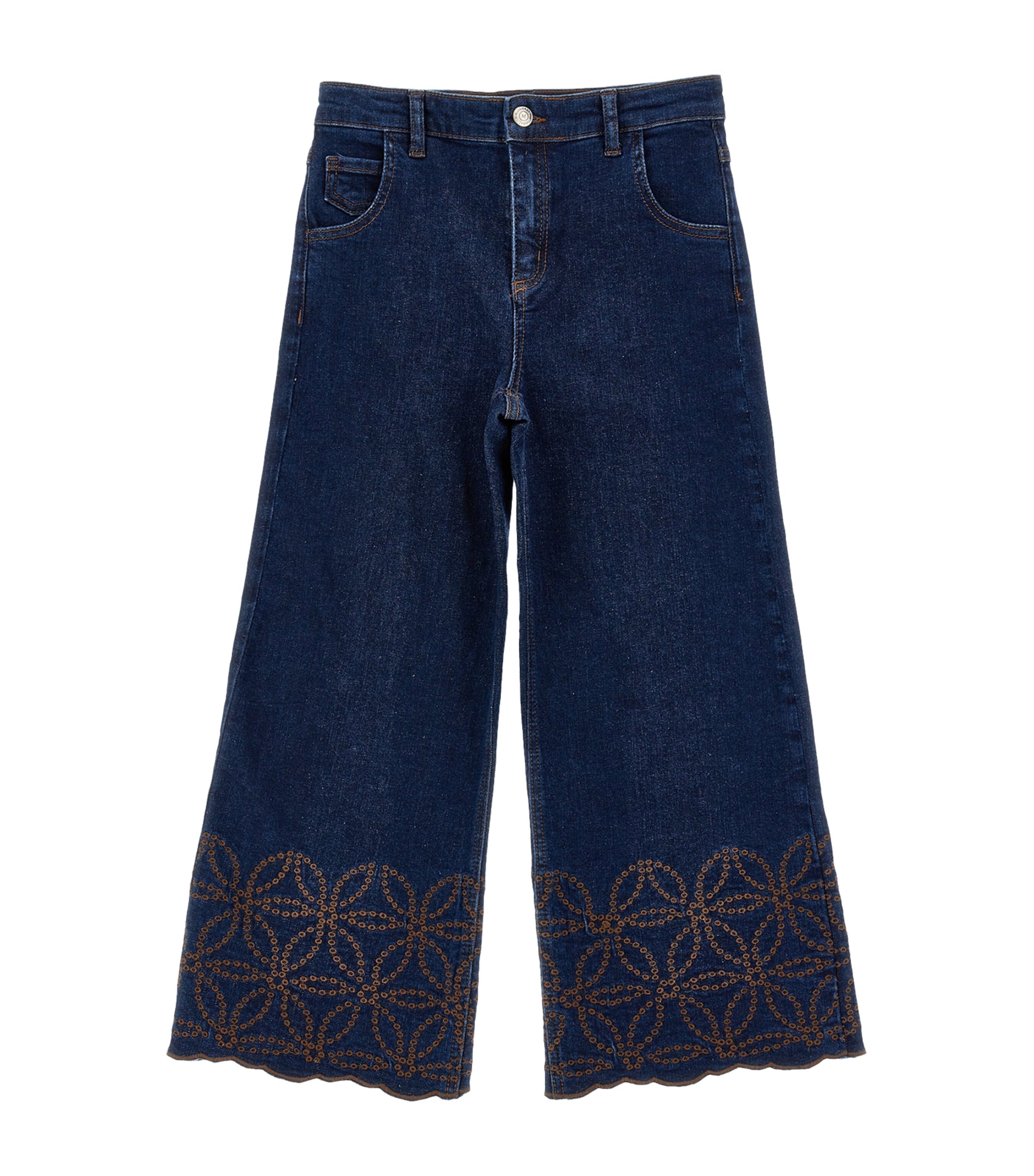 Embroidered-Detail Jeans (4-12 Years)
