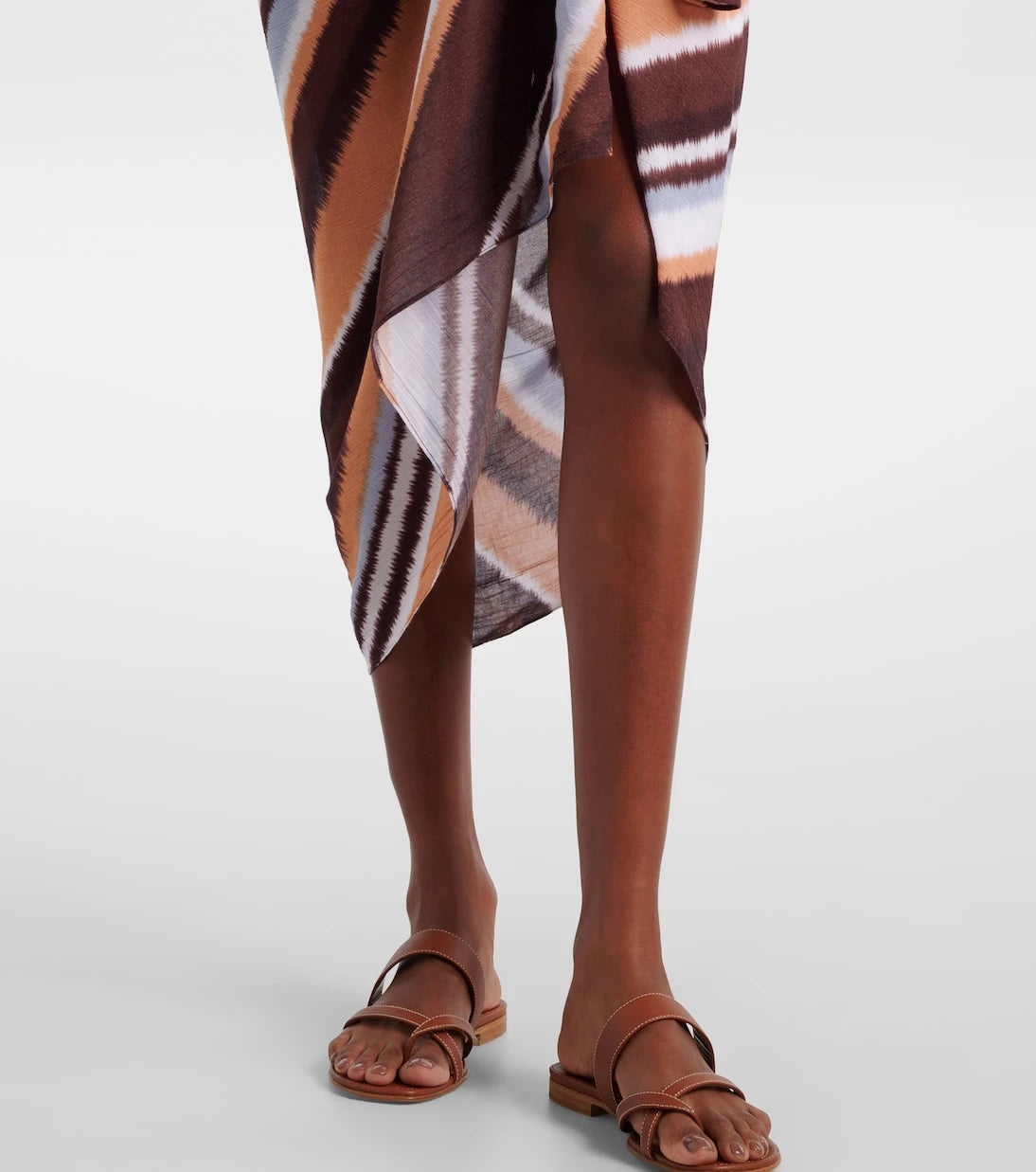 Faithfull - Abaya striped beach cover-up