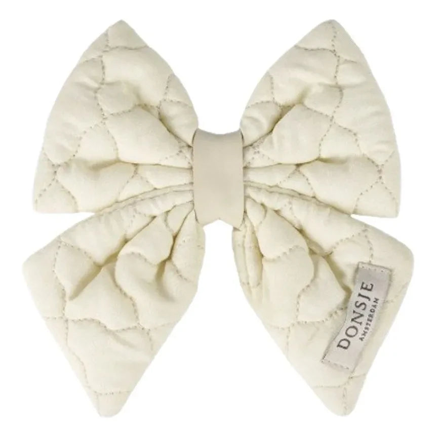 Donsje - Klasina Bow hair slide | Ivory