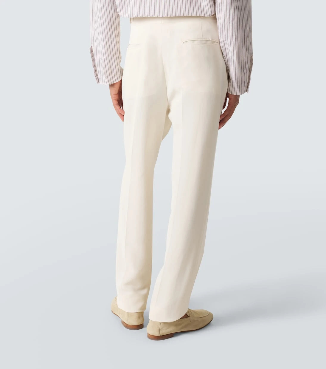 Umit Benan - Pietro silk and cotton-blend suit pants