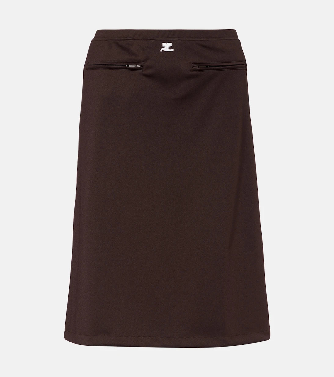 Courrèges - Interlock Tracksuit midi skirt