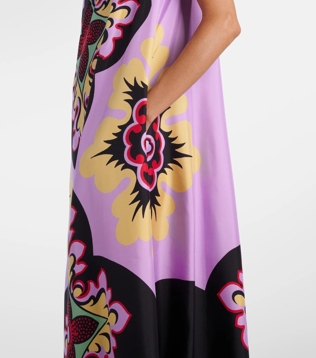 La DoubleJ - Roy printed silk twill maxi dress