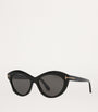 TOM FORD Black Acetate Toni Sunglasses