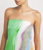 Multi Silk Bandeau Aura Maxi Dress
