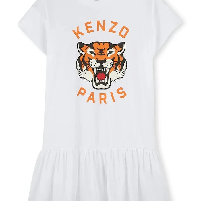 Kenzo Kids Çocuk Pamuklu Elbise