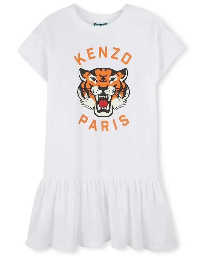 Kenzo Kids Çocuk Pamuklu Elbise