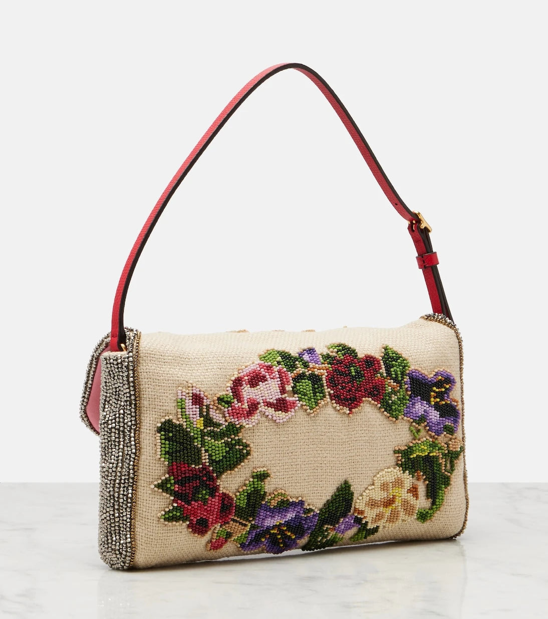 Valentino Garavani - DeVain Small beaded shoulder bag